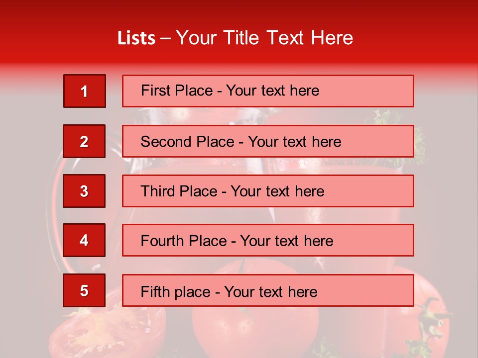 Tomato Jar Healthy PowerPoint Template