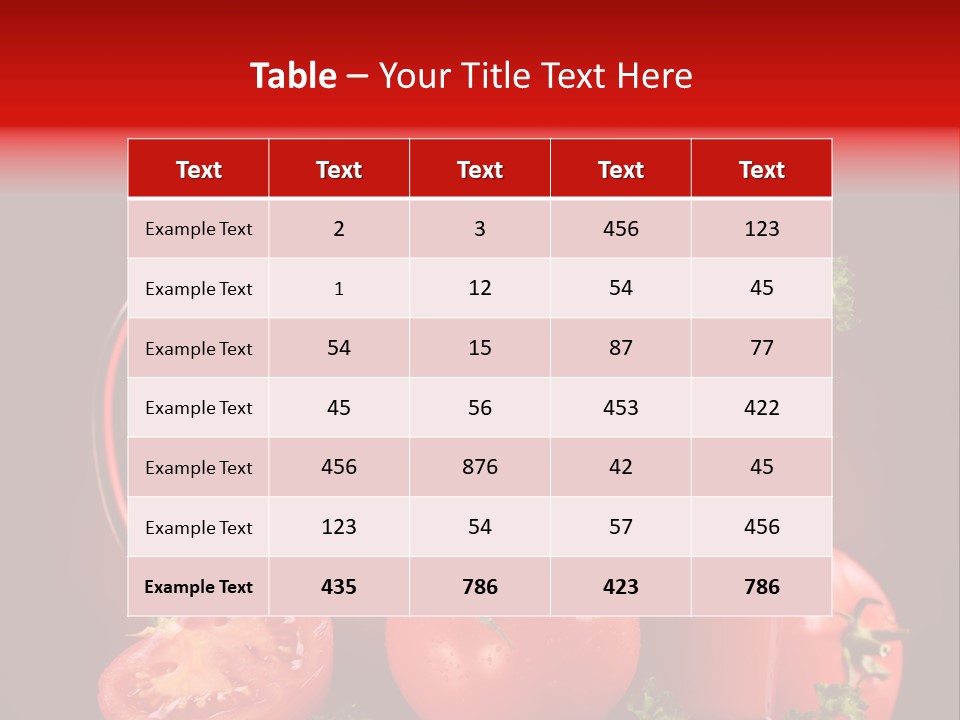 Tomato Jar Healthy PowerPoint Template