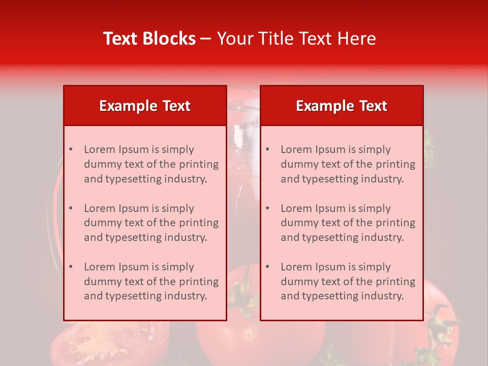 Tomato Jar Healthy PowerPoint Template