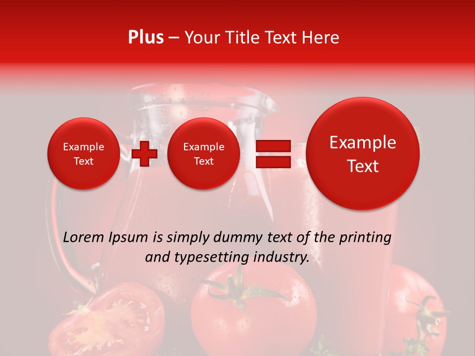Tomato Jar Healthy PowerPoint Template