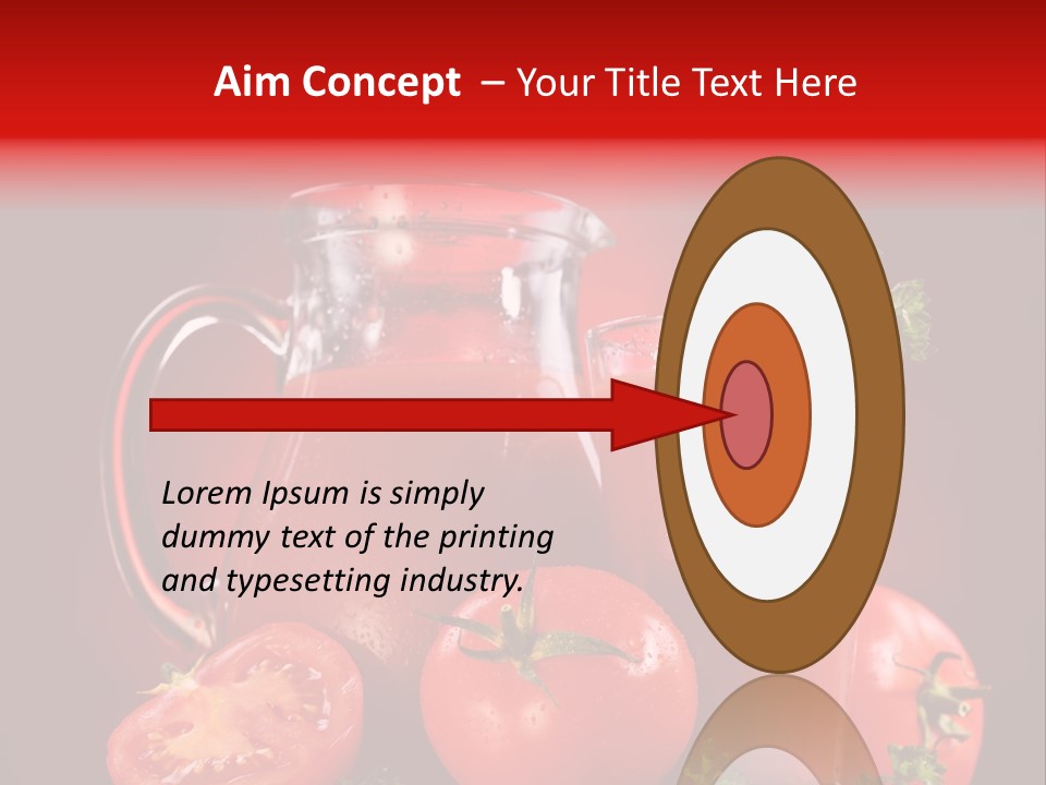 Tomato Jar Healthy PowerPoint Template
