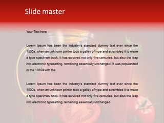 Beverage Wooden Carafe PowerPoint Template