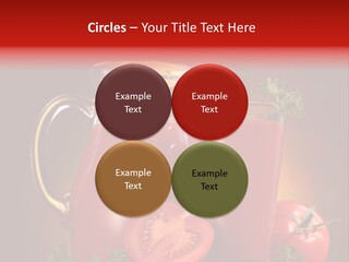 Beverage Wooden Carafe PowerPoint Template