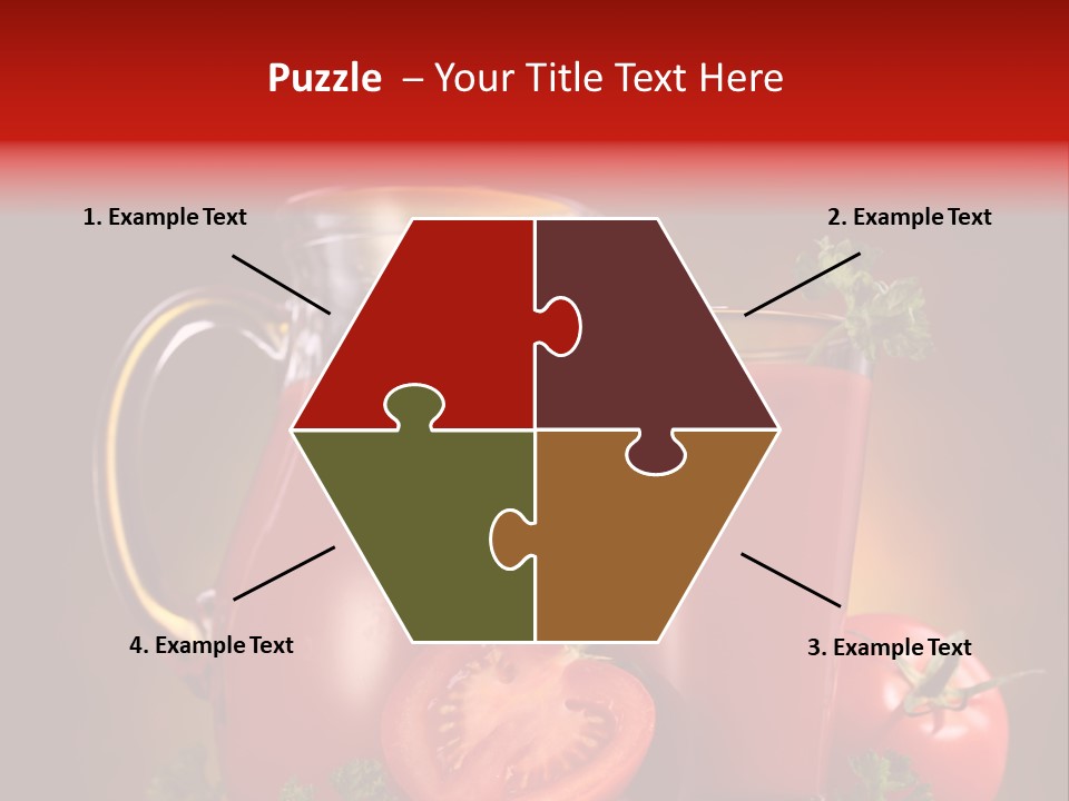 Beverage Wooden Carafe PowerPoint Template