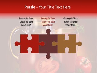 Beverage Wooden Carafe PowerPoint Template