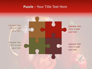 Beverage Wooden Carafe PowerPoint Template