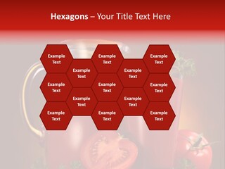 Beverage Wooden Carafe PowerPoint Template