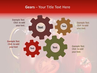 Beverage Wooden Carafe PowerPoint Template