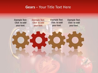 Beverage Wooden Carafe PowerPoint Template