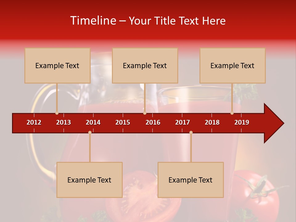 Beverage Wooden Carafe PowerPoint Template