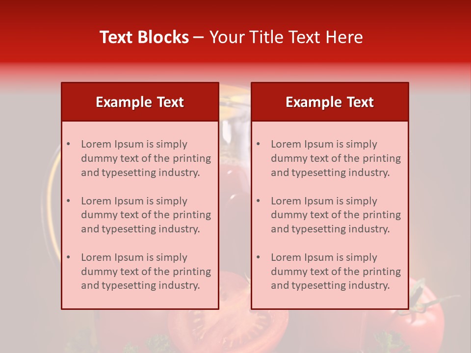 Beverage Wooden Carafe PowerPoint Template