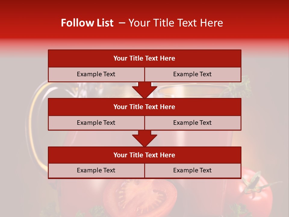 Beverage Wooden Carafe PowerPoint Template