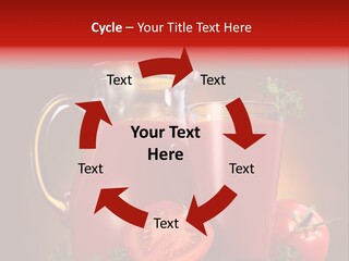Beverage Wooden Carafe PowerPoint Template