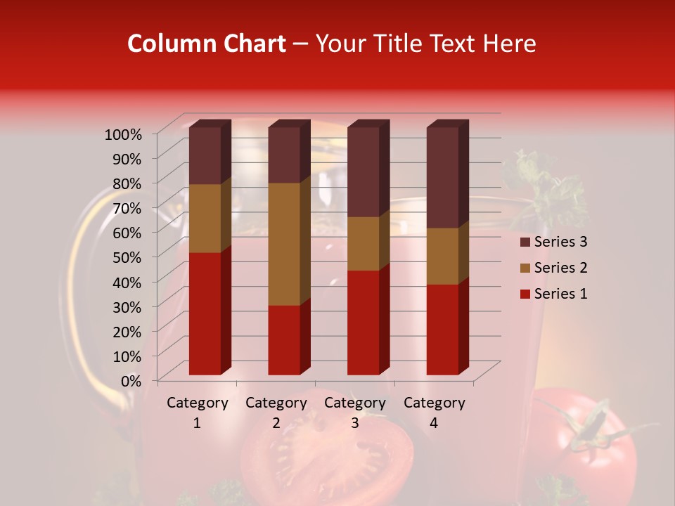 Beverage Wooden Carafe PowerPoint Template