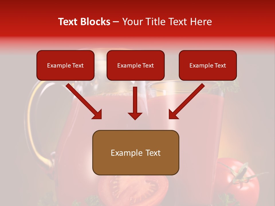Beverage Wooden Carafe PowerPoint Template