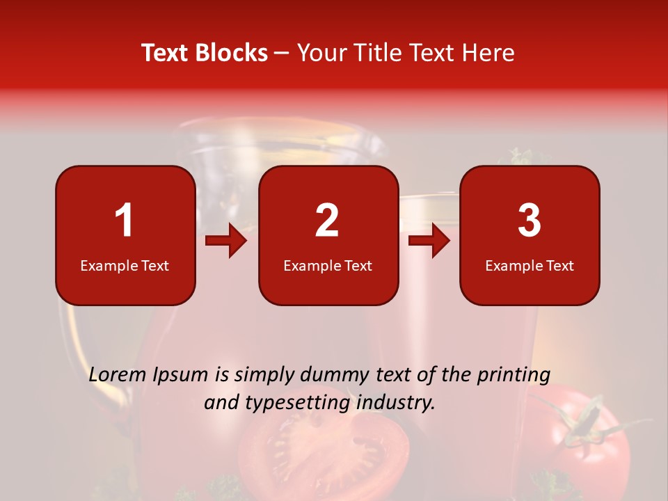 Beverage Wooden Carafe PowerPoint Template