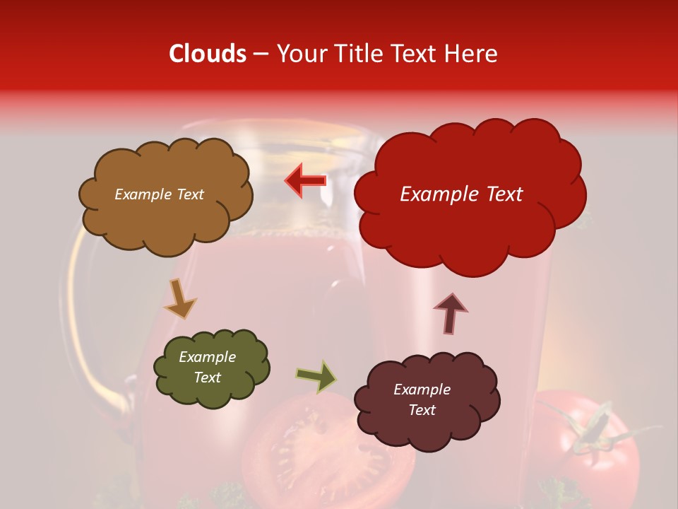 Beverage Wooden Carafe PowerPoint Template