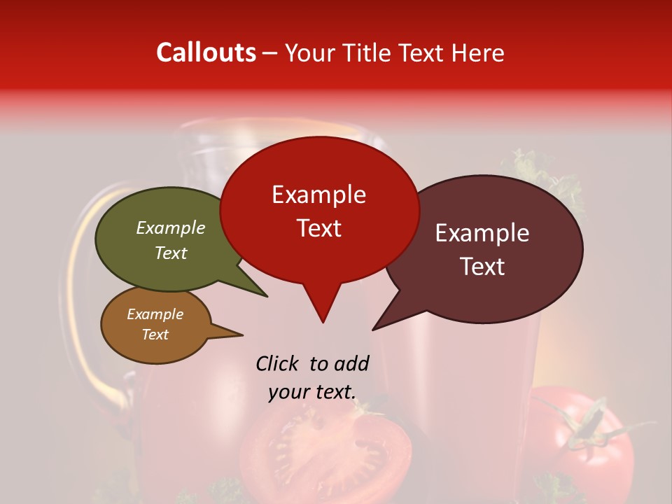 Beverage Wooden Carafe PowerPoint Template