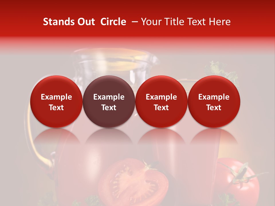 Beverage Wooden Carafe PowerPoint Template