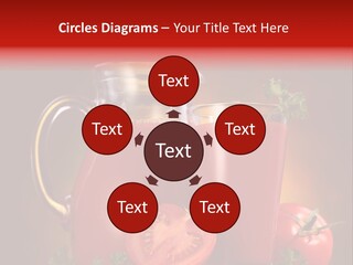 Beverage Wooden Carafe PowerPoint Template