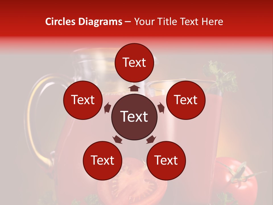 Beverage Wooden Carafe PowerPoint Template