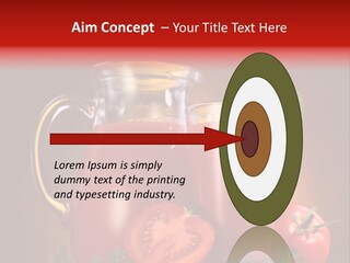 Beverage Wooden Carafe PowerPoint Template