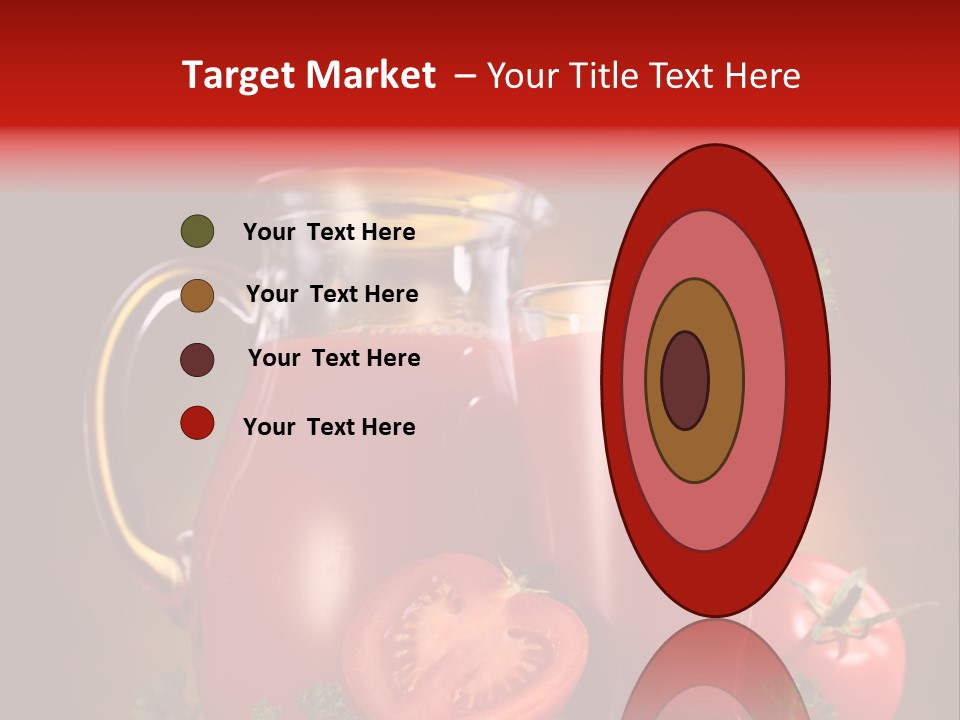 Beverage Wooden Carafe PowerPoint Template