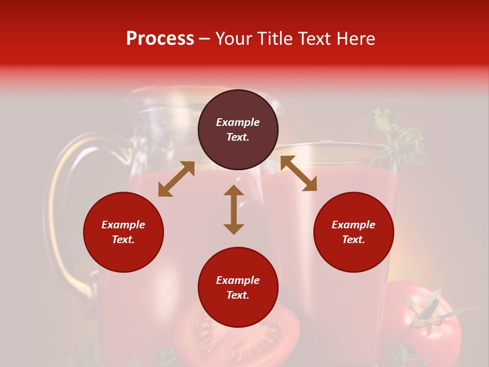 Beverage Wooden Carafe PowerPoint Template