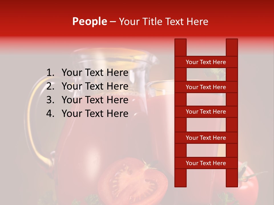 Beverage Wooden Carafe PowerPoint Template