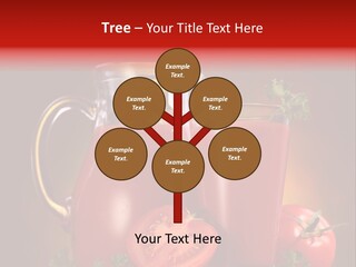 Beverage Wooden Carafe PowerPoint Template