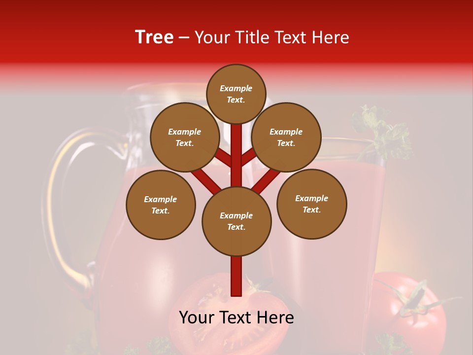 Beverage Wooden Carafe PowerPoint Template