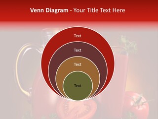 Beverage Wooden Carafe PowerPoint Template