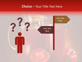 Beverage Wooden Carafe PowerPoint Template