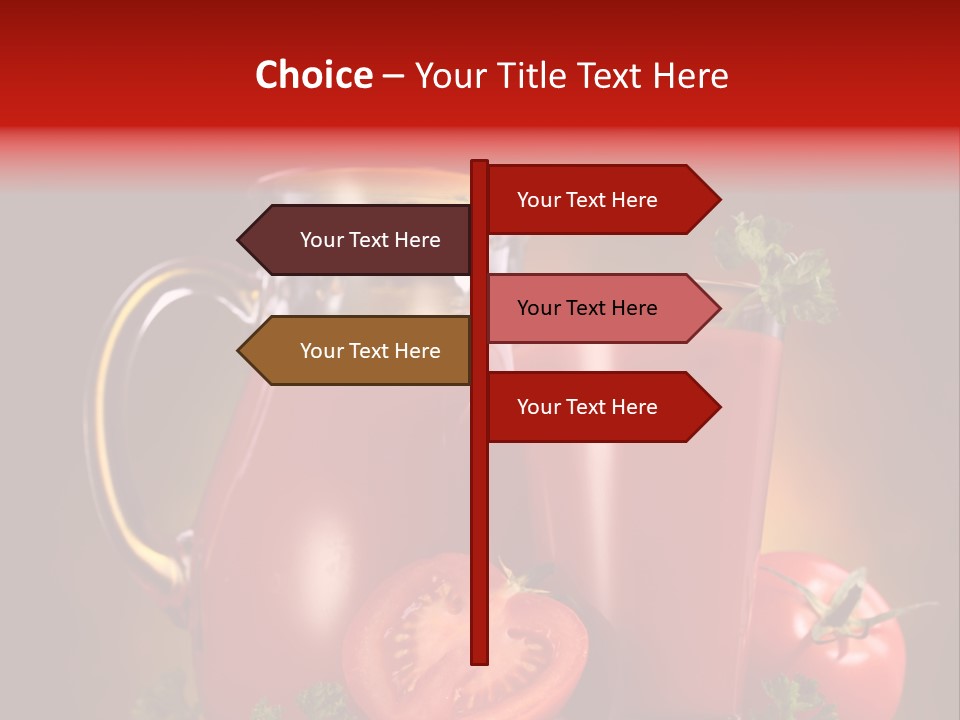 Beverage Wooden Carafe PowerPoint Template