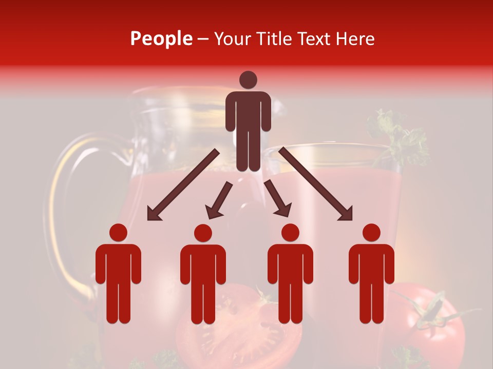 Beverage Wooden Carafe PowerPoint Template