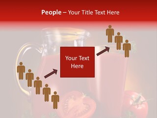 Beverage Wooden Carafe PowerPoint Template