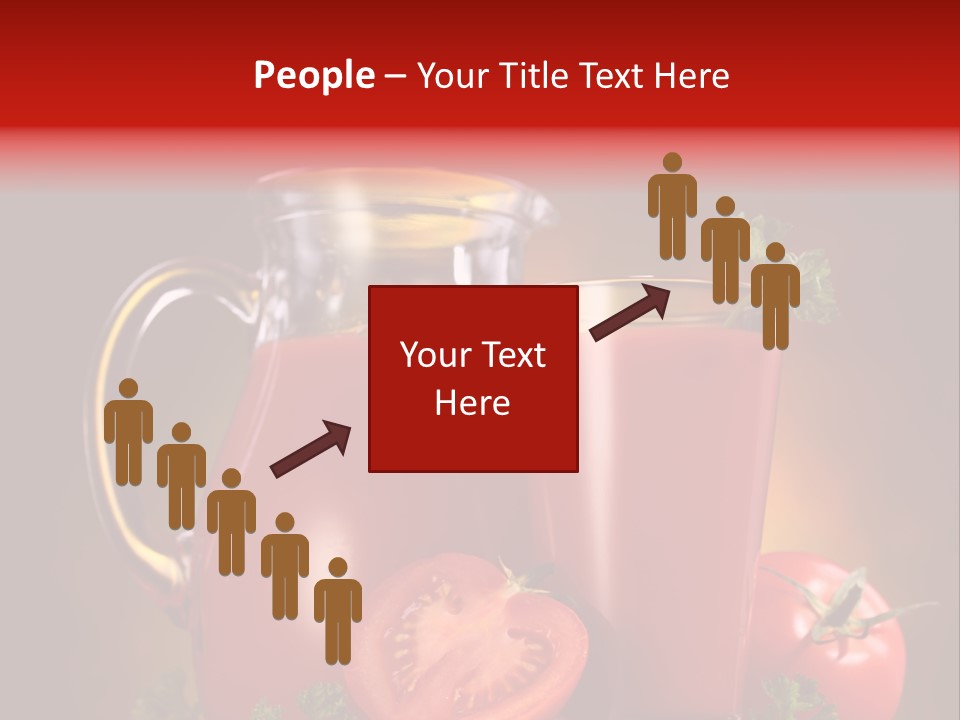 Beverage Wooden Carafe PowerPoint Template