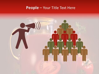 Beverage Wooden Carafe PowerPoint Template