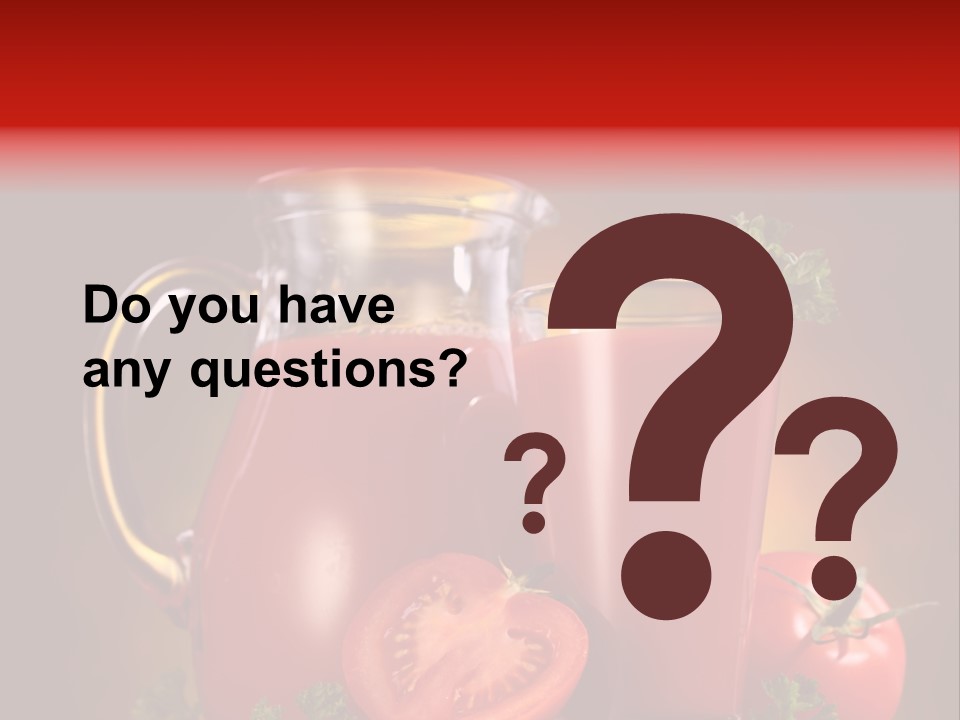 Beverage Wooden Carafe PowerPoint Template