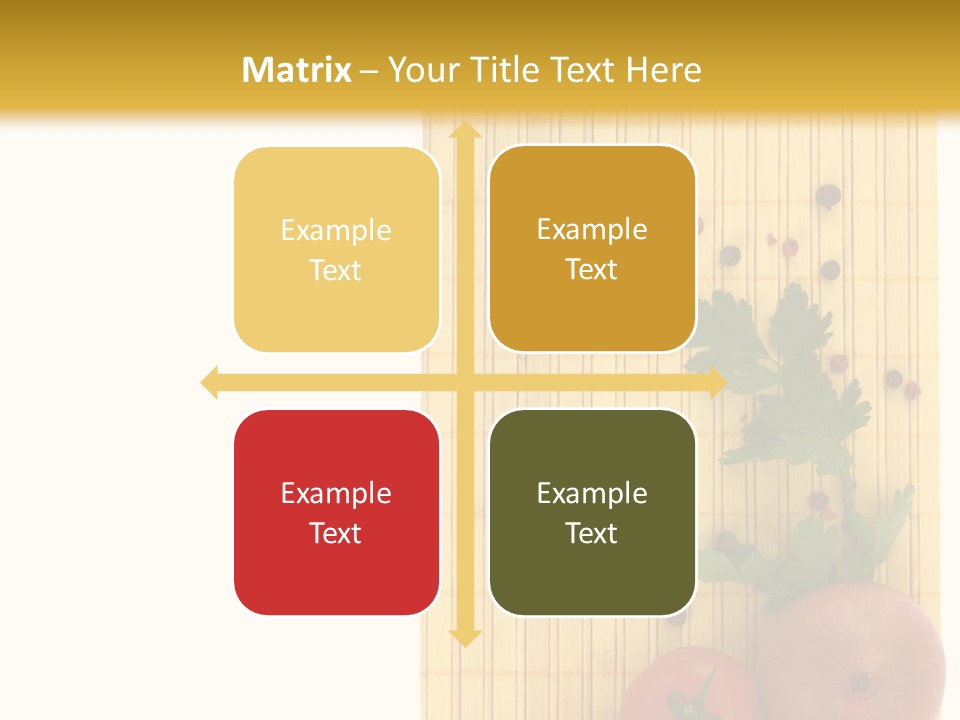 Cherry Tomatoes Slimming Blank PowerPoint Template