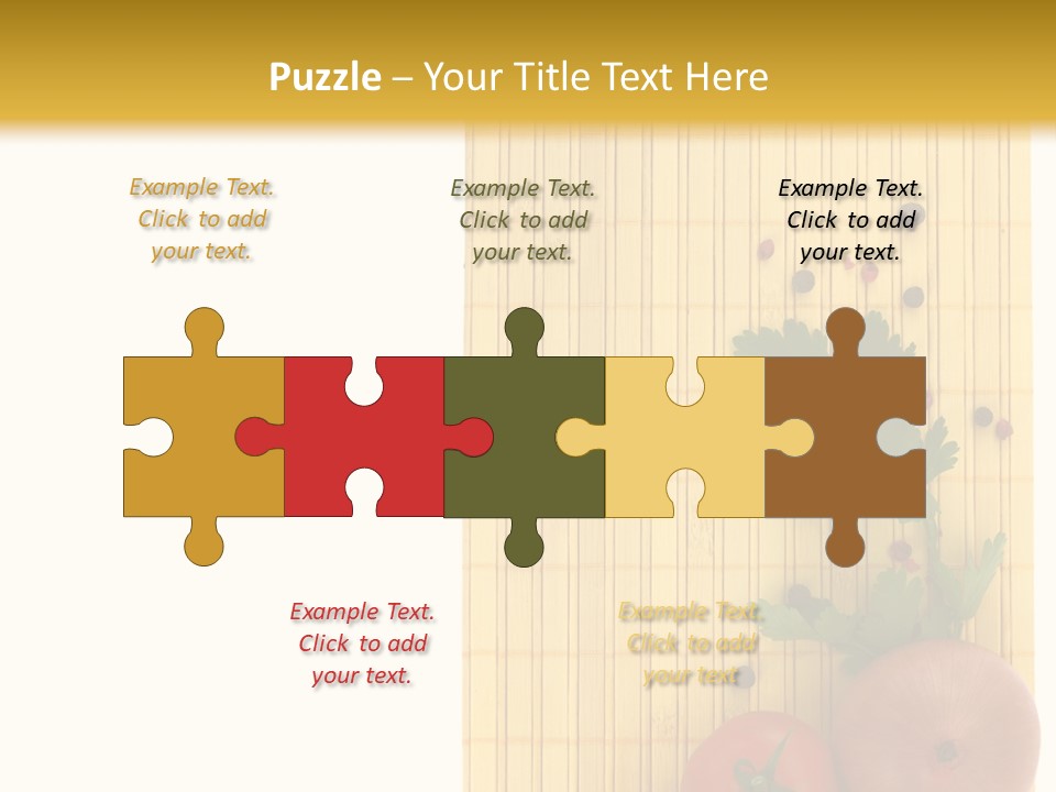 Cherry Tomatoes Slimming Blank PowerPoint Template