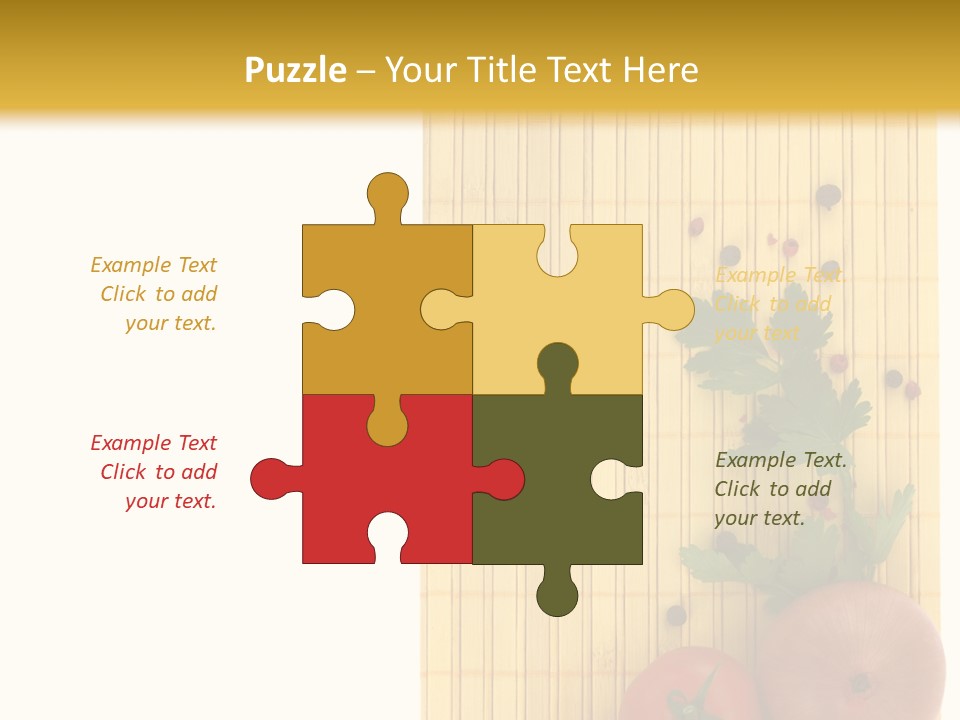 Cherry Tomatoes Slimming Blank PowerPoint Template