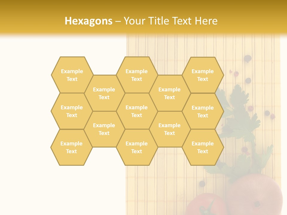 Cherry Tomatoes Slimming Blank PowerPoint Template