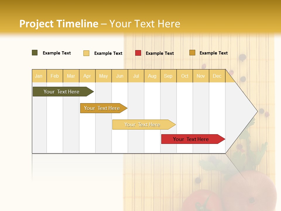Cherry Tomatoes Slimming Blank PowerPoint Template