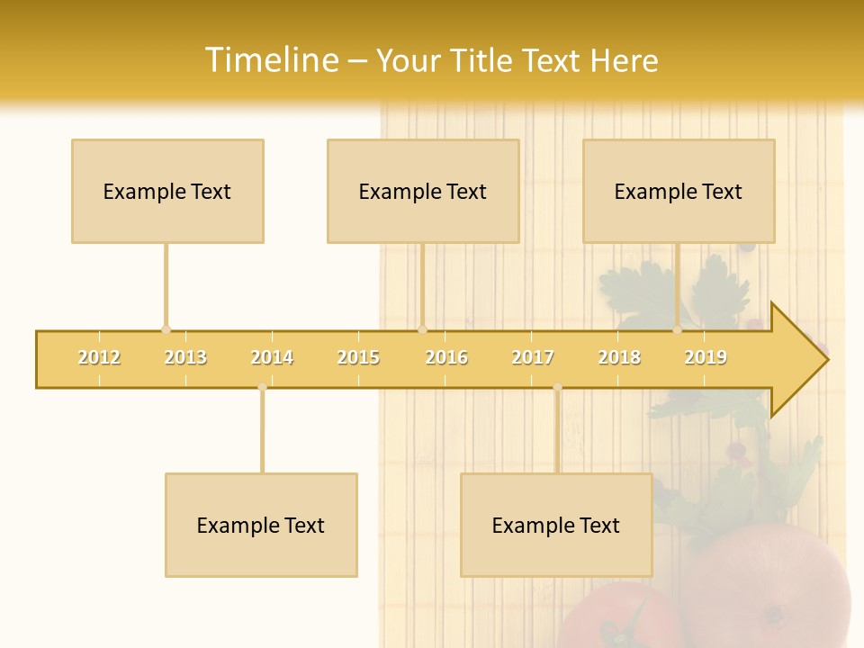 Cherry Tomatoes Slimming Blank PowerPoint Template