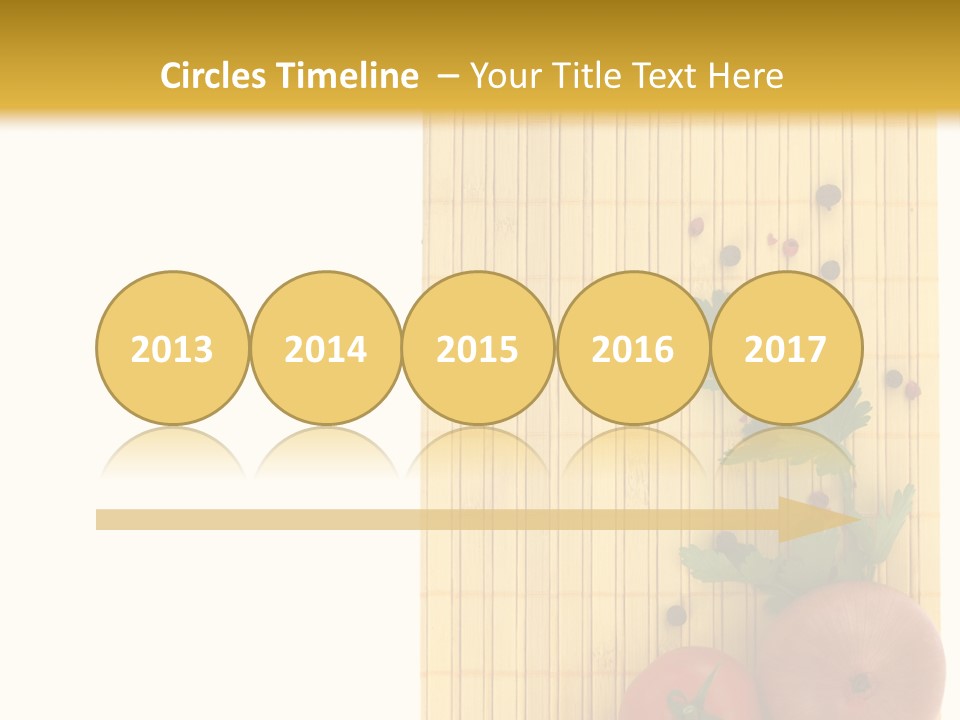 Cherry Tomatoes Slimming Blank PowerPoint Template