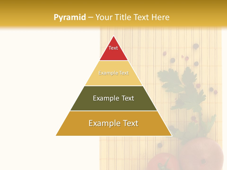 Cherry Tomatoes Slimming Blank PowerPoint Template