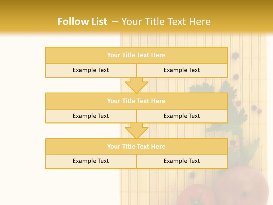 Cherry Tomatoes Slimming Blank PowerPoint Template