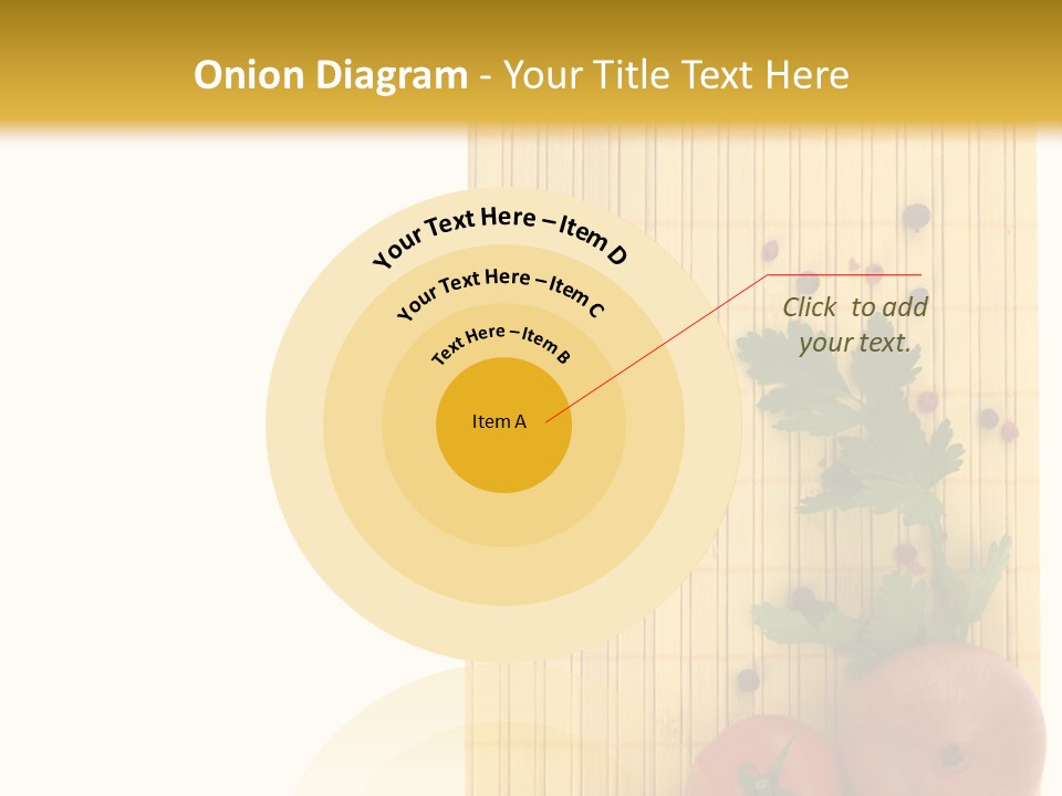 Cherry Tomatoes Slimming Blank PowerPoint Template