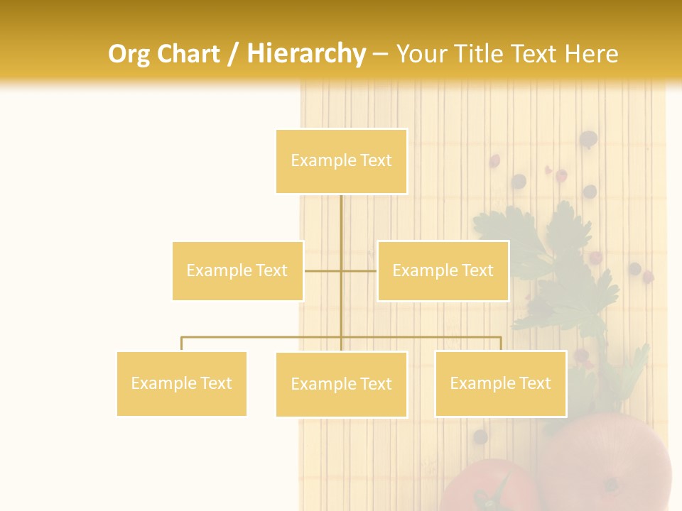 Cherry Tomatoes Slimming Blank PowerPoint Template